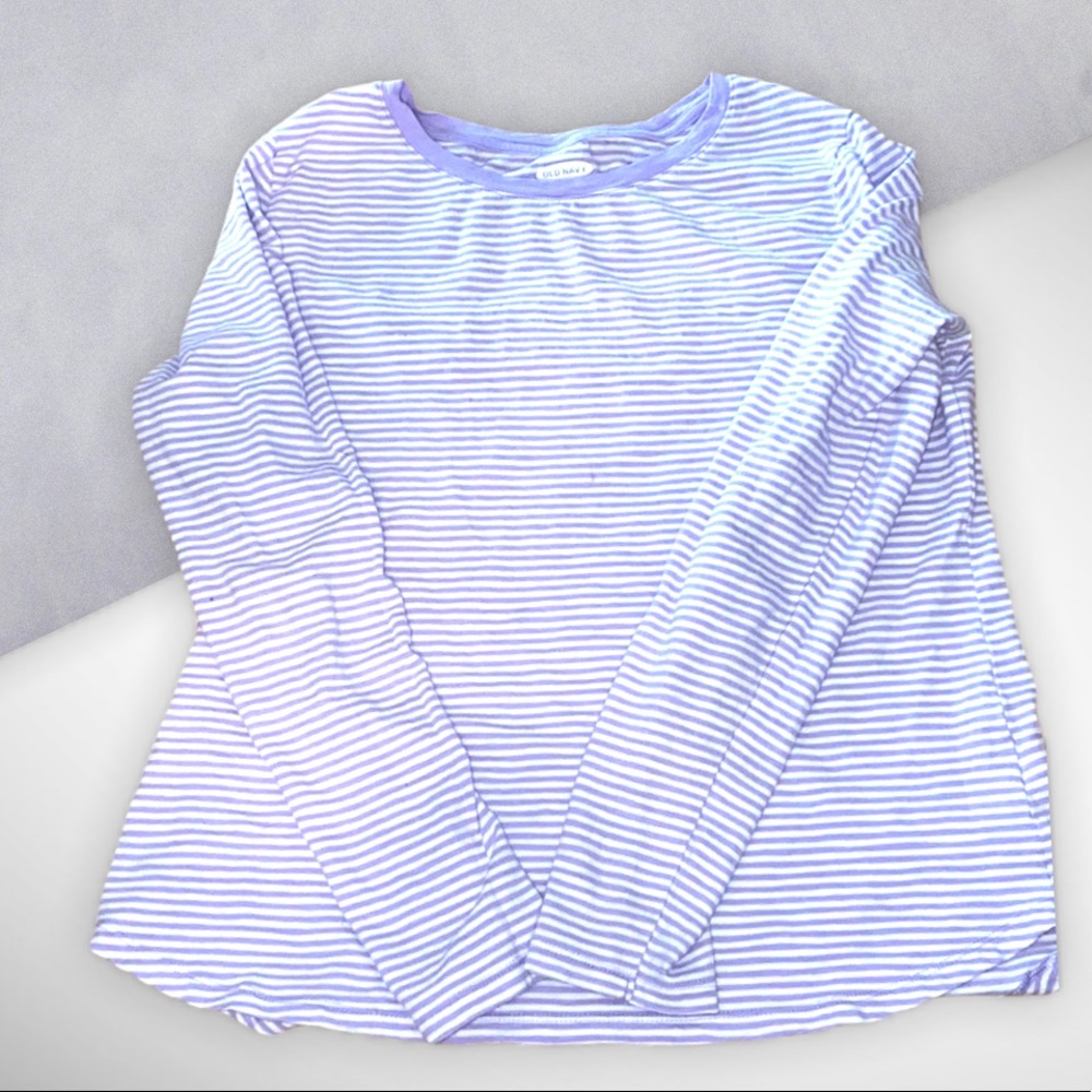 Lilac striped shirt